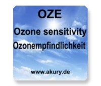 Informationschip Ozonempfindlichkeit